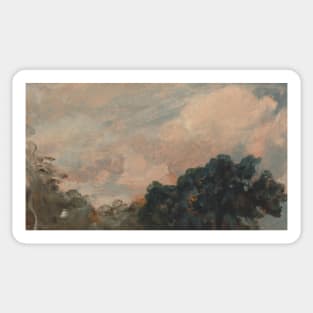 Cloud Study with Trees by John Constable Sticker